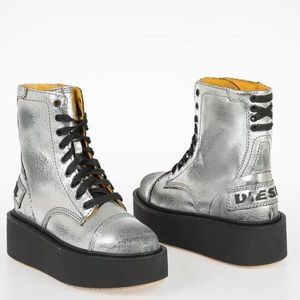 New Diesel Dcage Metallic Leather 